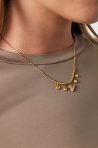 Gleaming heart ketting