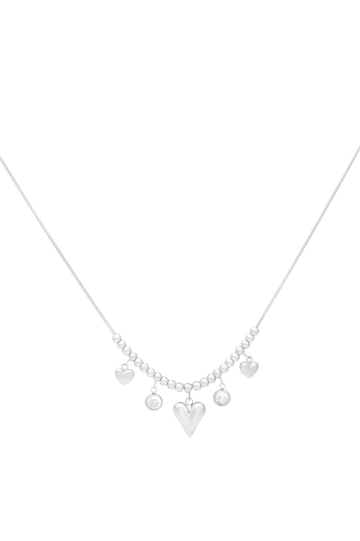 Gleaming heart ketting