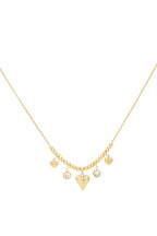 Gleaming heart ketting